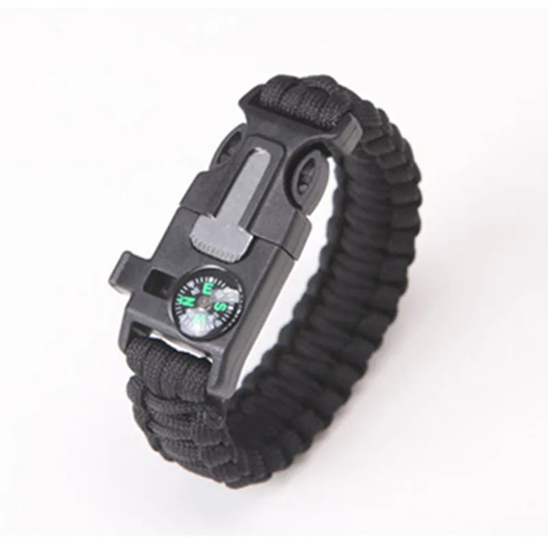 Military, Emergency, Paracord Compass Bracelet, No Fire Starter