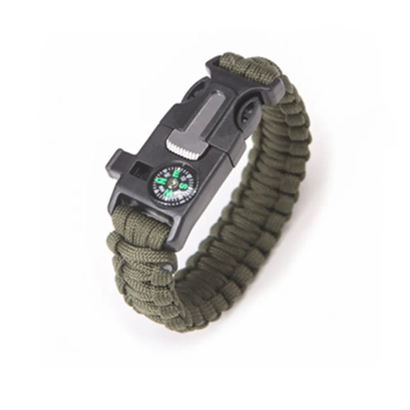 Military, Emergency, Paracord Compass Bracelet, No Fire Starter