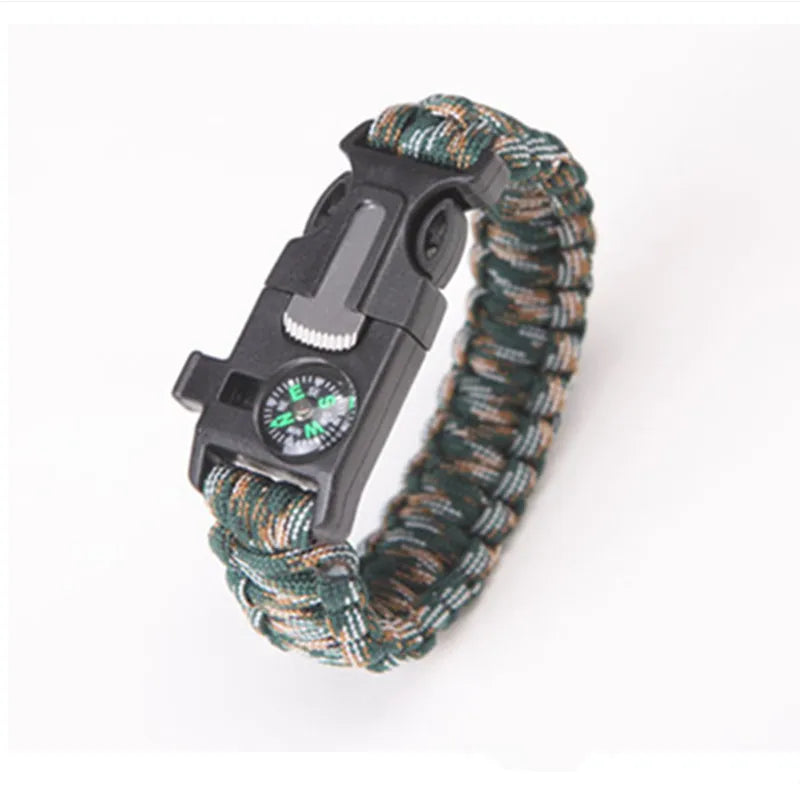 Military, Emergency, Paracord Compass Bracelet, No Fire Starter