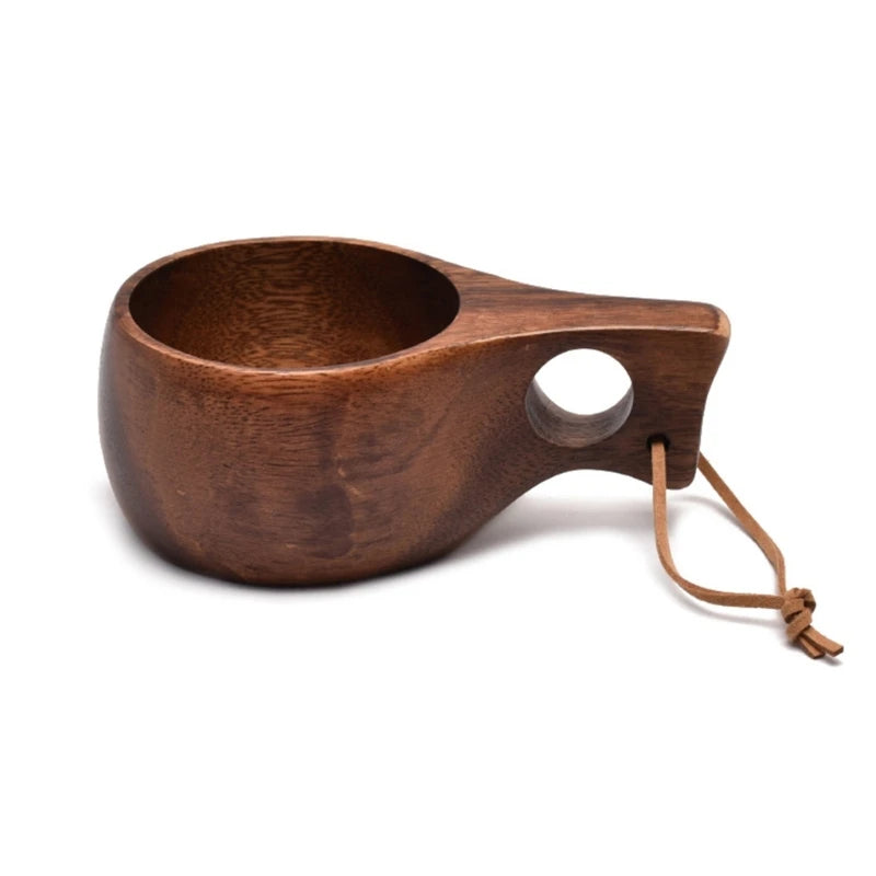 Bushcraft survival camping wooden kuksa cup