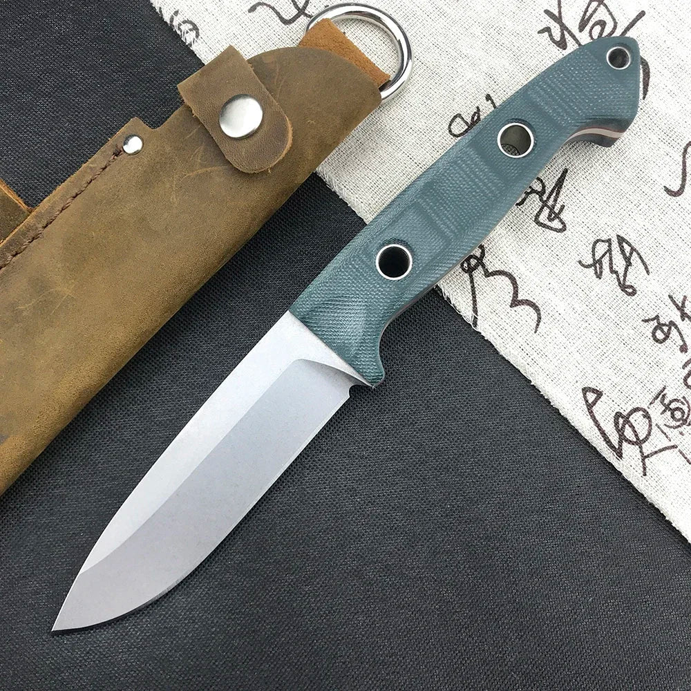 Drop Point Bushcraft Knife, Survival Knife S30 Steel